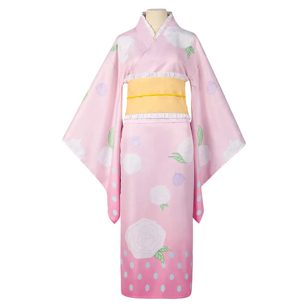 Oshi No Ko - Hoshino Ai Kimono Cosplay Kostüm Halloween Karneval Outifits – Bild 2