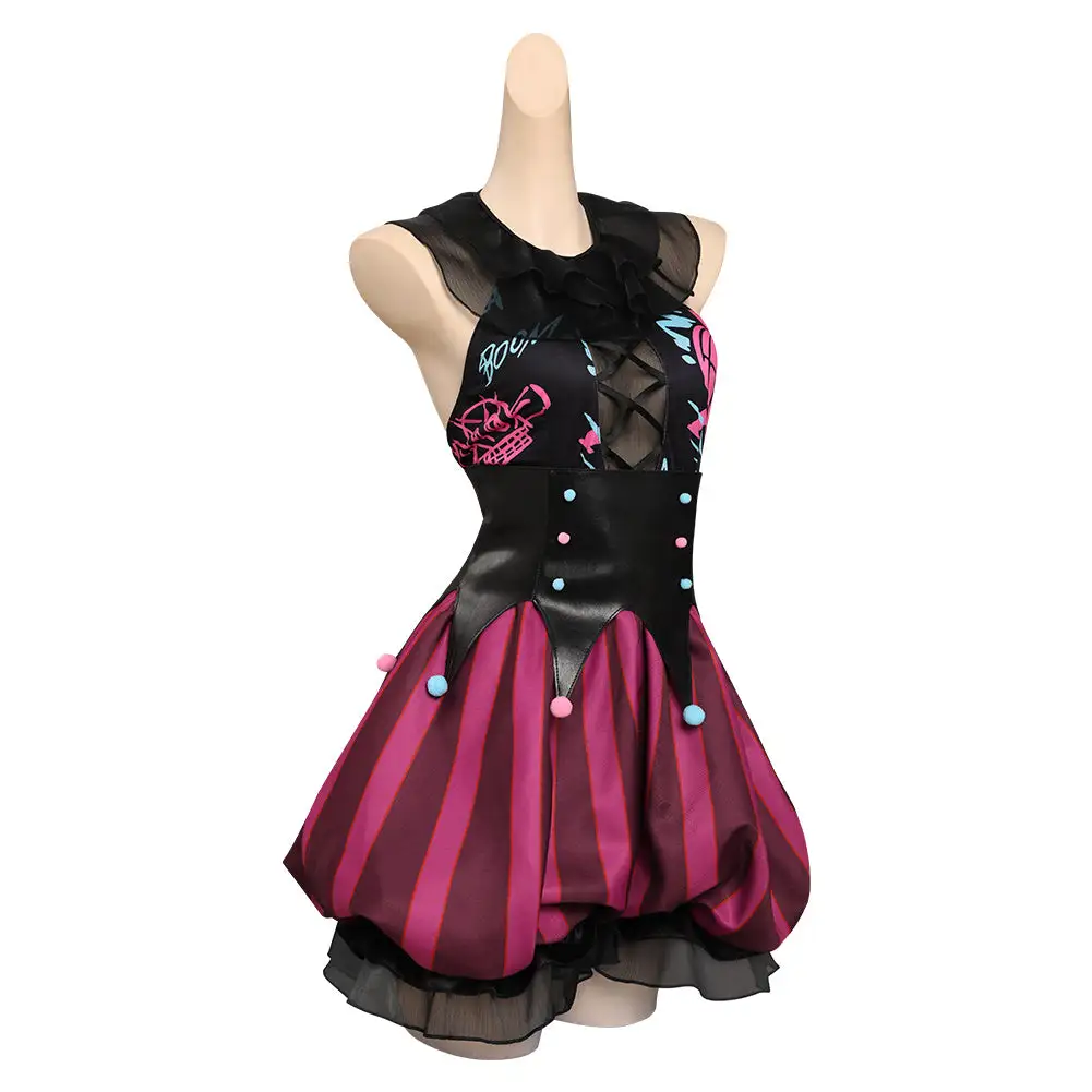 Arcane: League Of Legends Cosplay Jinx Kostüm Outfits Halloween Karneval Originell Clown Kleid Cossky® – Bild 6