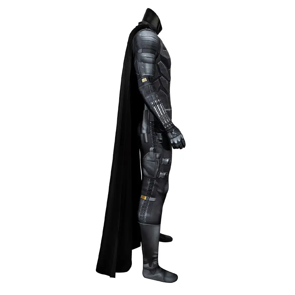Bruce Wayne Cosplay Batman 2021 Kostüm Jumpsuit Halloween Karneval Outfits – Bild 4
