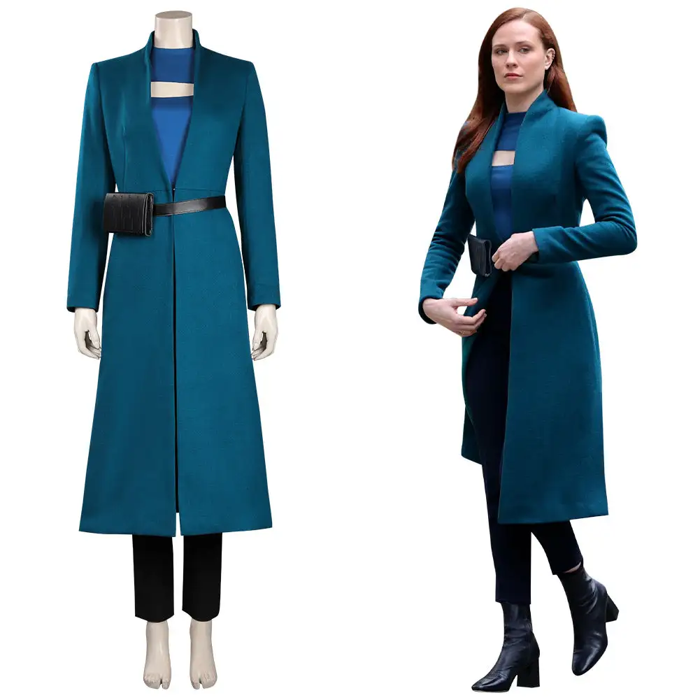 Westworld 4 Dolores Abernathy Cosplay Kostüm Outfits Halloween Karneval Mantel