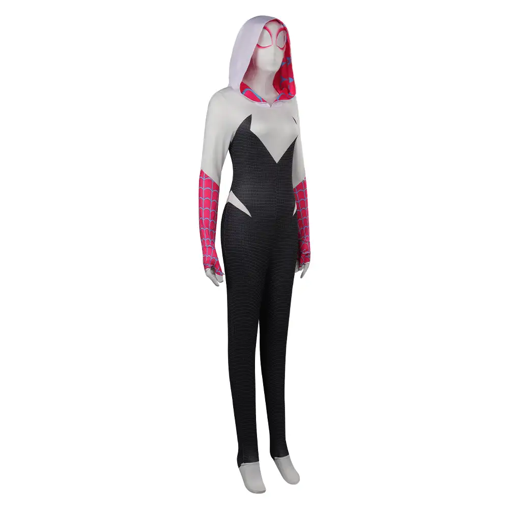 Spider-Man: Across The Spider-Verse Gwen Stacy Overall Halloween Karneval Jumpsuit – Bild 5