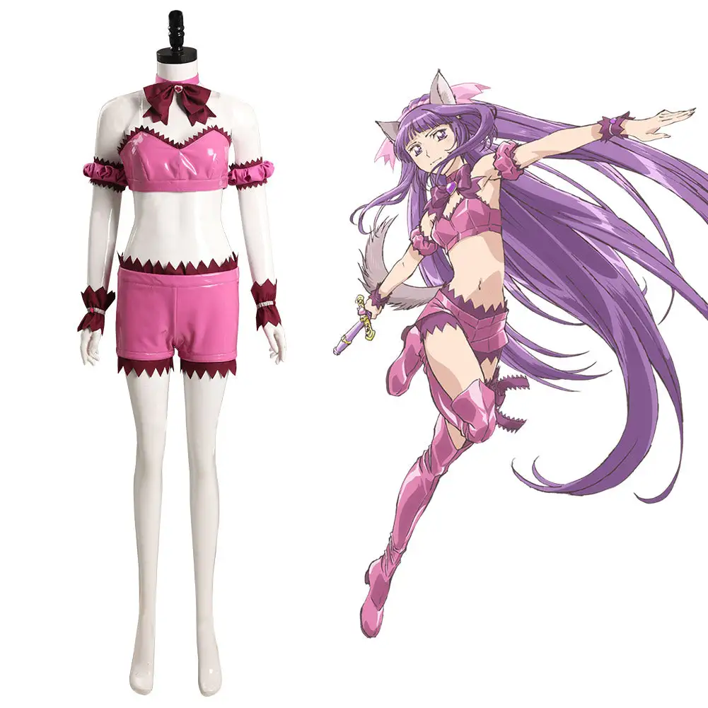 Tokyo Mew Mew Zakuro Fujiwara Cosplay Kostüm Halloween Karneval Outfits