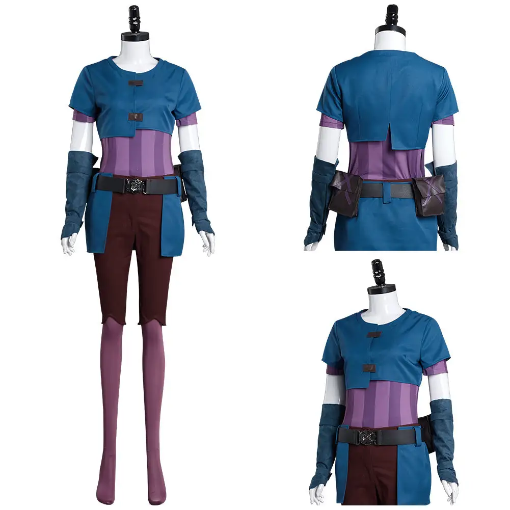 Arcane: League Of Legends Powder Jinx Cosplay Kostüm Halloween Karneval Outfits – Bild 10