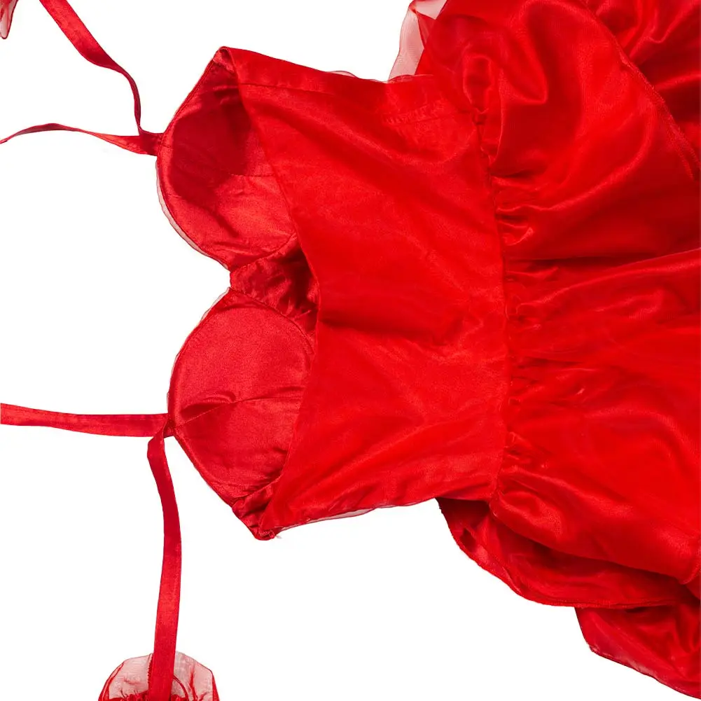 The Suicide Squad Harley Quinn Cosplay Kostüm Rot Kleid Halloween Karneval Kostüm – Bild 16