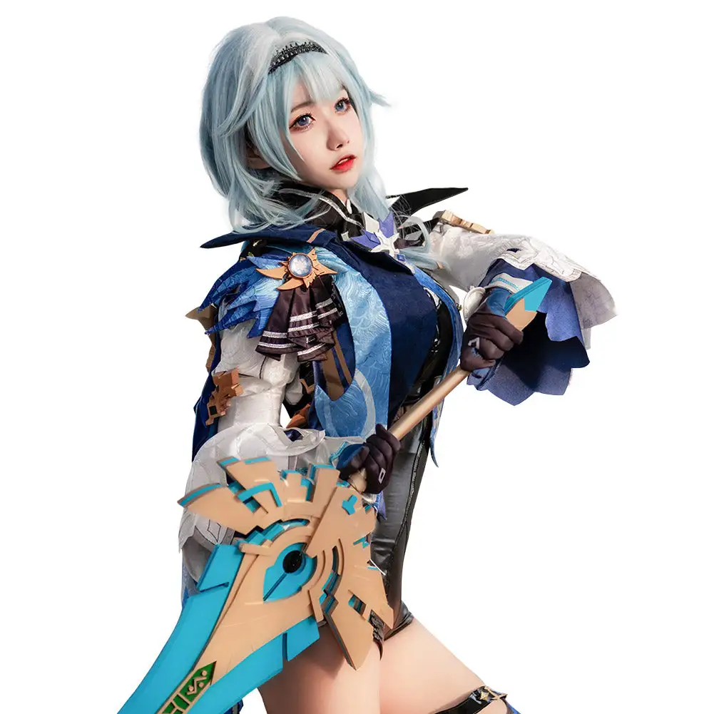 Genshin Impact Eula Cosplay Kostüme Outfits Halloween Karneval Kostüm – Bild 3