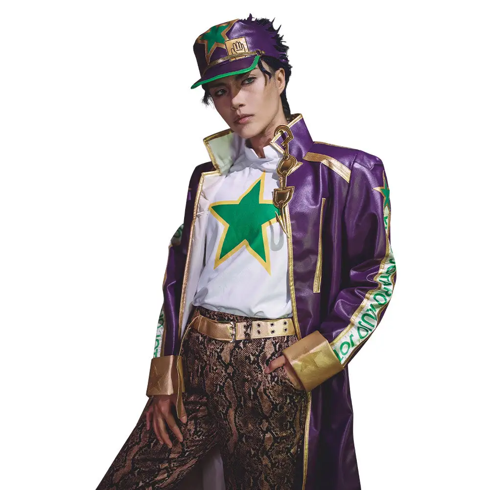 JoJo's Bizarre Adventure Stone Ocean Kujo Jotaro Cosplay Kostüme Halloween Karneval Outfits – Bild 2