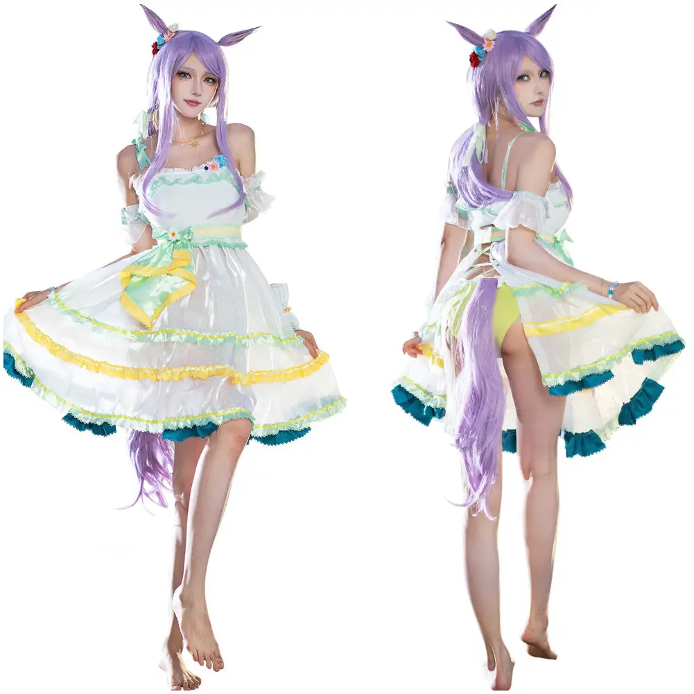 Pretty Derby Mejiro McQueen Cosplay Kostüm Outfits Halloween Karneval Badeanzug
