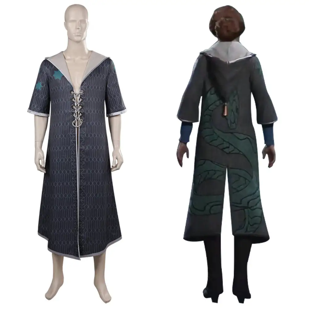 Hogwarts Legacy Haus Slytherin Umhang Cosplay Halloween Karneval Outfits
