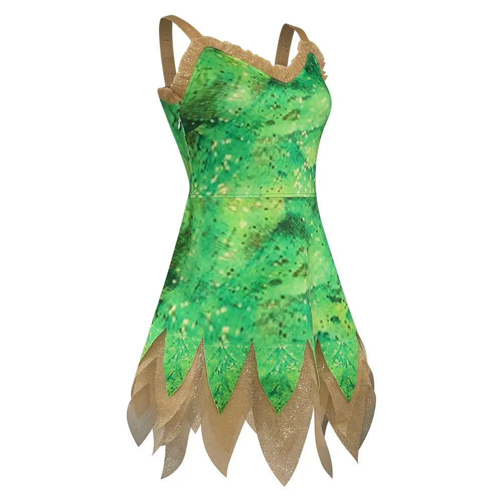 Peter Pan & Wendy Tinker Bell Kleid Originelle Cosplay Kostüm Halloween Karneval Outfits – Bild 5