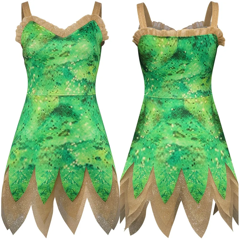 Peter Pan & Wendy Tinker Bell Kleid Originelle Cosplay Kostüm Halloween Karneval Outfits