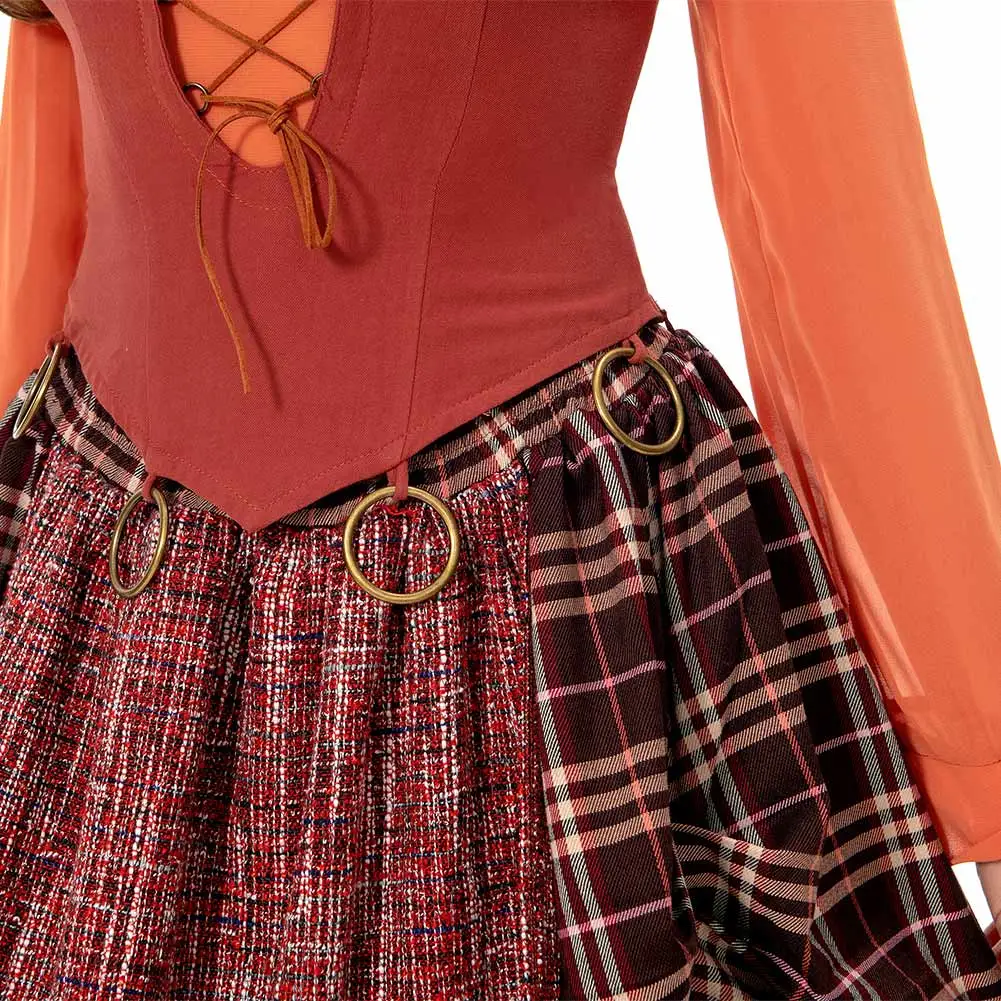 Hocus Pocus 2 Mary Sanderson Cosplay Kostüm Outfits Halloween Karneval Kleid – Bild 6