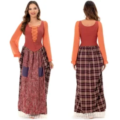 Hocus Pocus 2 Mary Sanderson Cosplay Kostüm Outfits Halloween Karneval Kleid