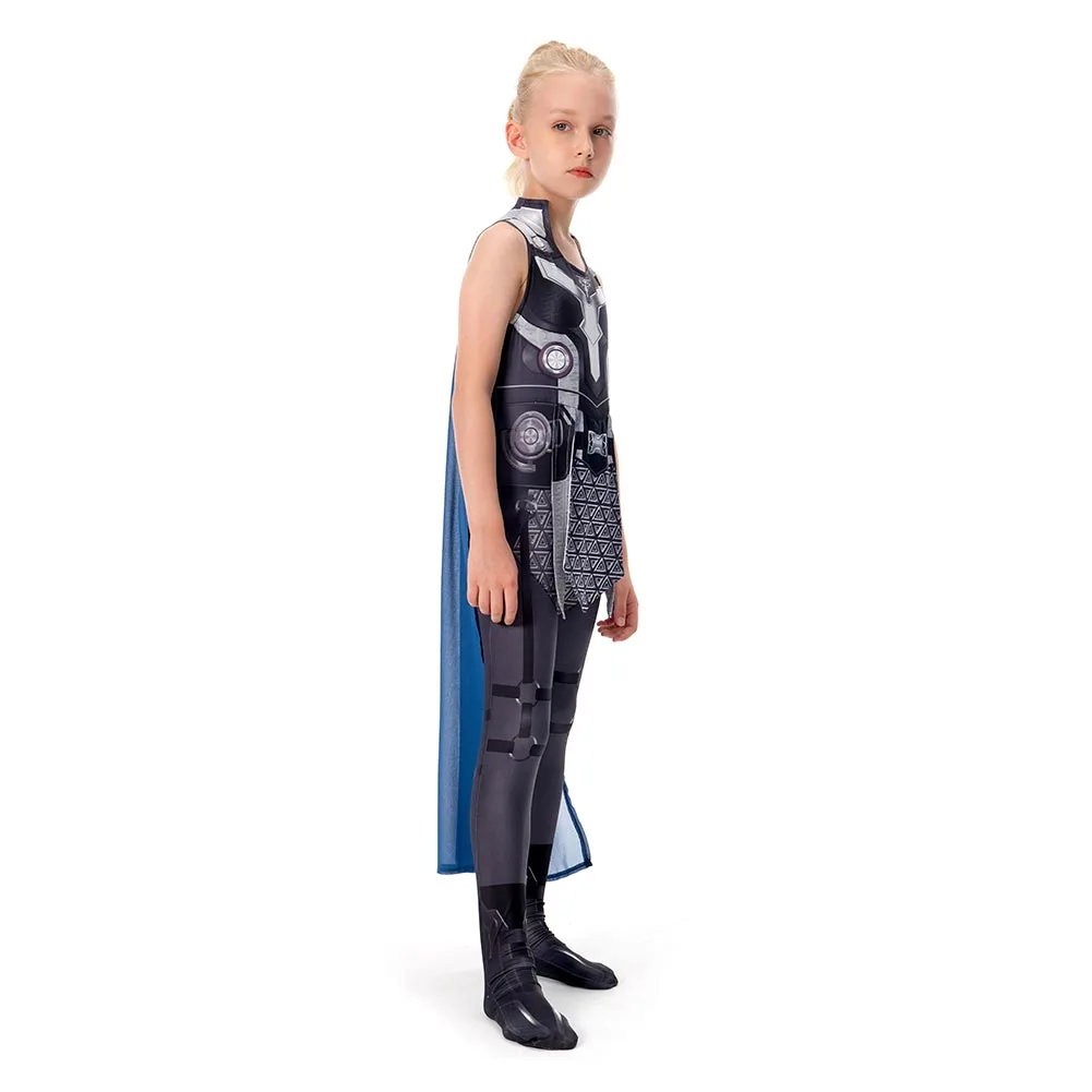 Kinder Thor: Love And Thunder (2022) Valkyrie Cosplay Kostüm Halloween Karneval Jumpsuit – Bild 4