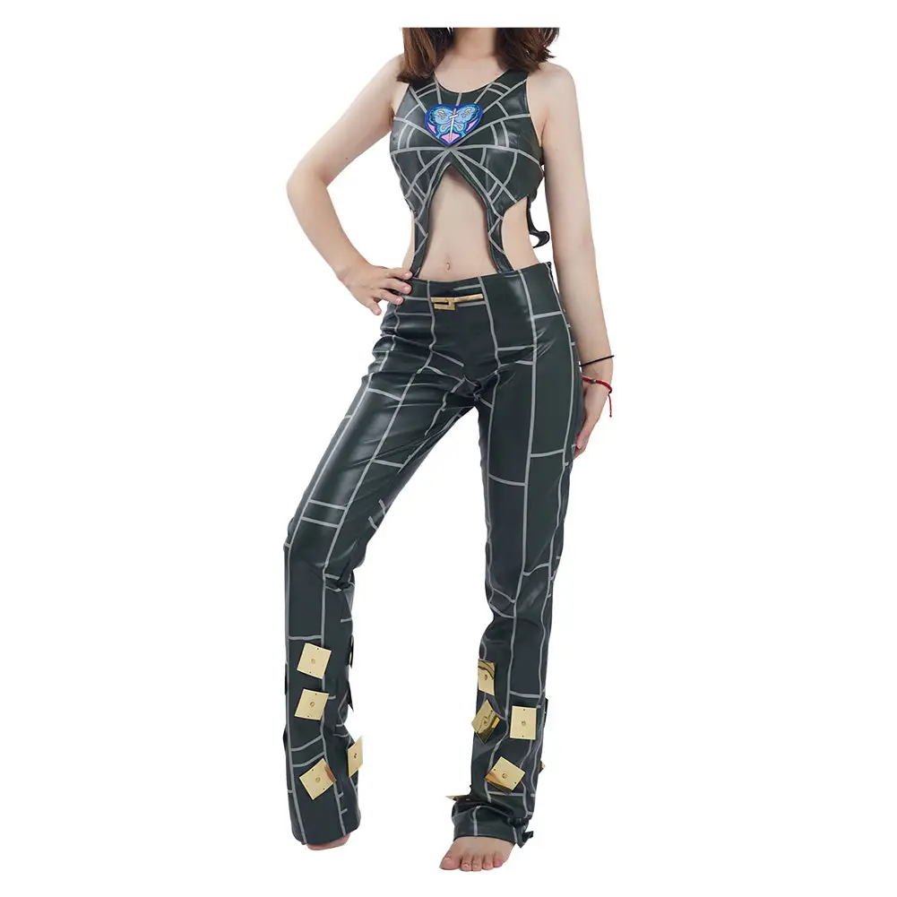 JoJo's Bizarre Adventure Jolyne Cujoh Cosplay Kostüm Halloween Karneval Outfits