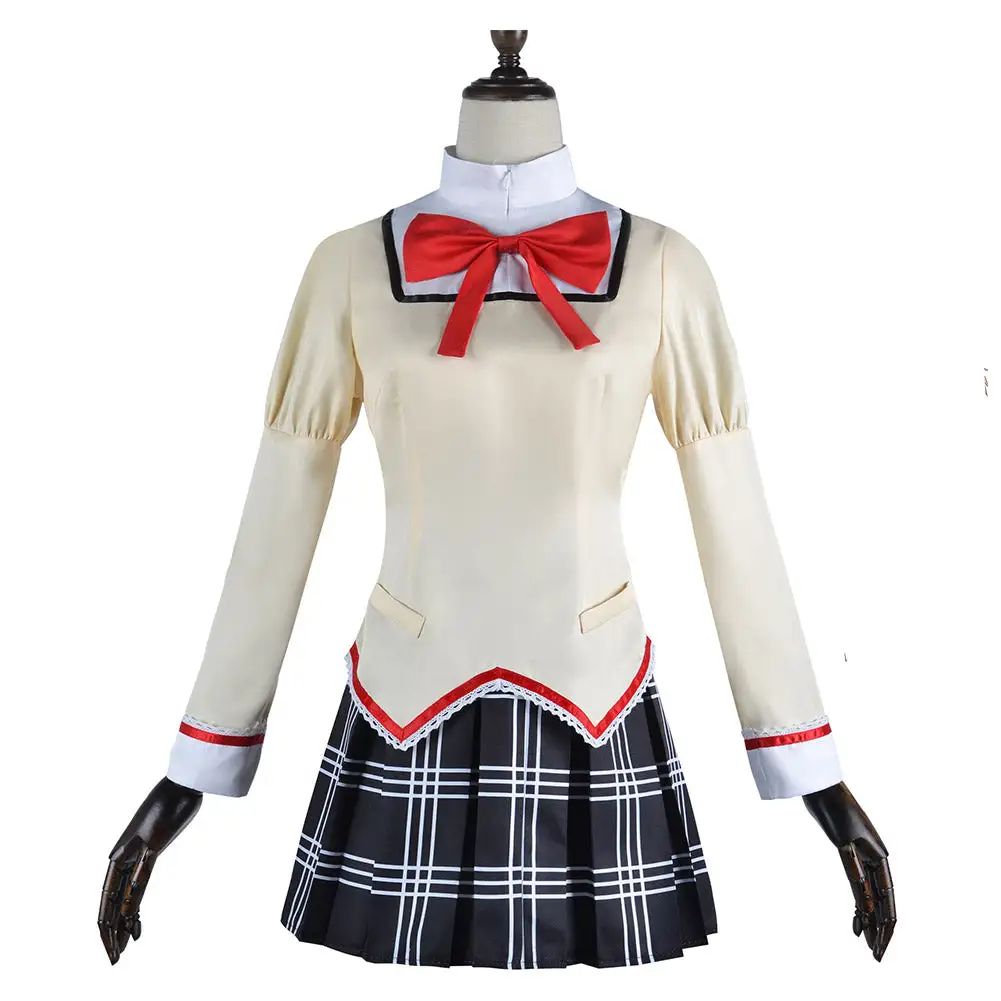 Puella Magi Madoka Magica Kaname Madoka Schuluniform Cosplay Halloween Karneval Kostüm