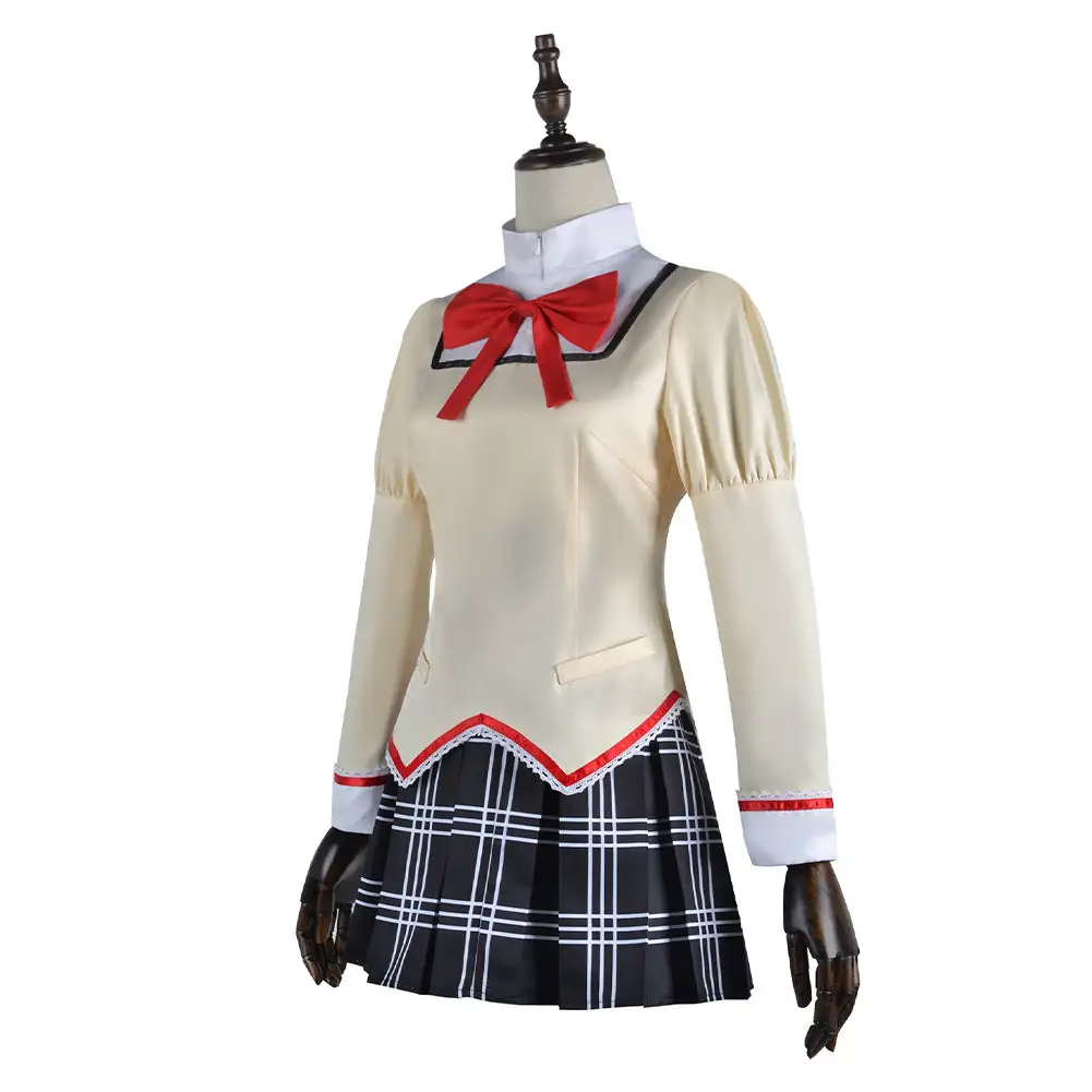 Puella Magi Madoka Magica Kaname Madoka Schuluniform Cosplay Halloween Karneval Kostüm – Bild 2