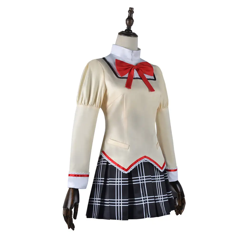 Puella Magi Madoka Magica Kaname Madoka Schuluniform Cosplay Halloween Karneval Kostüm – Bild 4