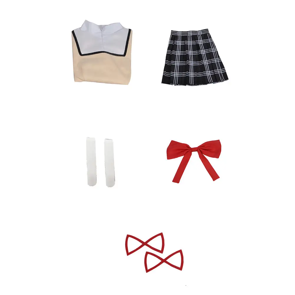 Puella Magi Madoka Magica Kaname Madoka Schuluniform Cosplay Halloween Karneval Kostüm – Bild 5