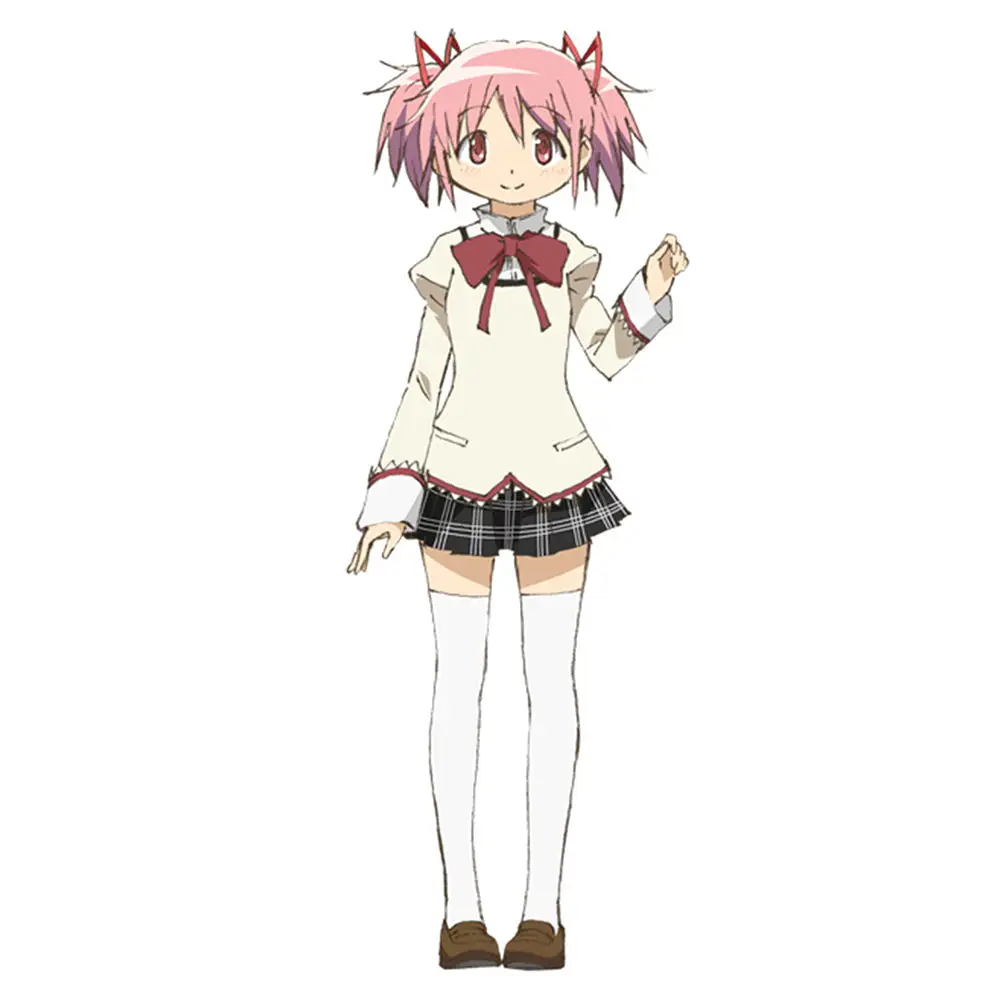 Puella Magi Madoka Magica Kaname Madoka Schuluniform Cosplay Halloween Karneval Kostüm – Bild 6