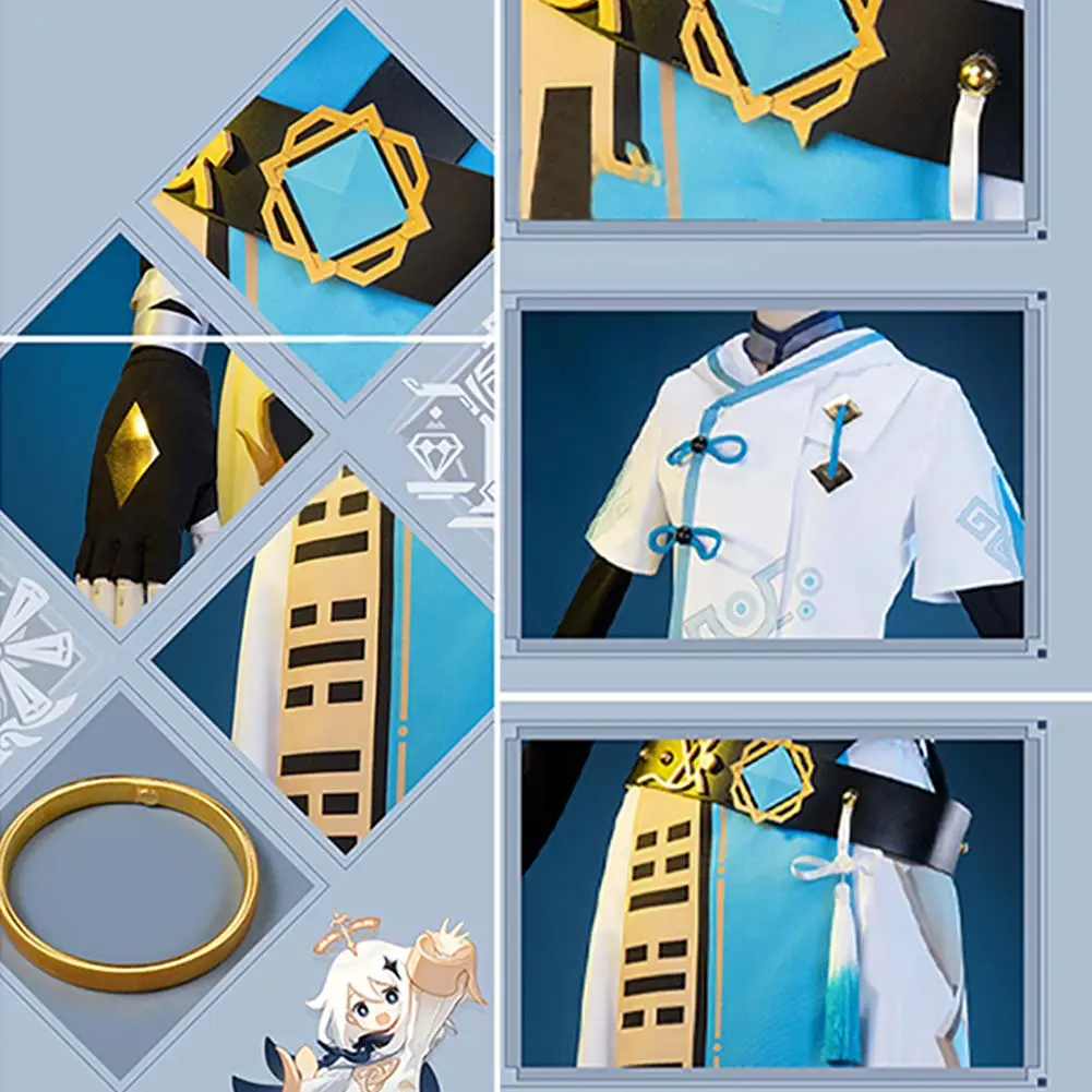 Chongyun Kostüm Genshin Impact Chongyun Cosplay Halloween Karneval Kostüm – Bild 3