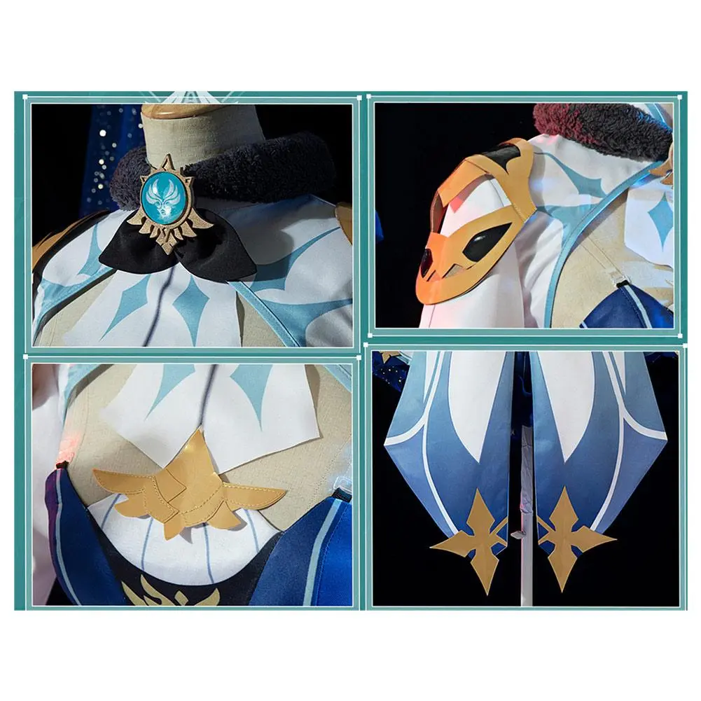 Genshin Impact Sucrose Kostüm Cosplay Halloween Karneval Kostüm – Bild 6