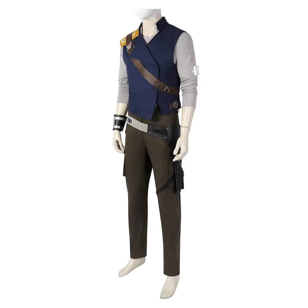 Star Wars Jedi: Fallen Order Cal Kestis Kostüm Cosplay Halloween Karneval Outfits – Bild 2