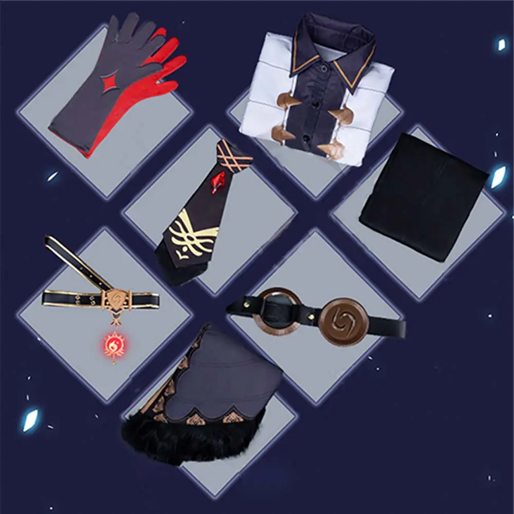 Diluc/Venti/Chongyun/Barbara/ Kostüm Genshin Impact Cosplay Halloween Karneval Kostüm Set – Bild 4