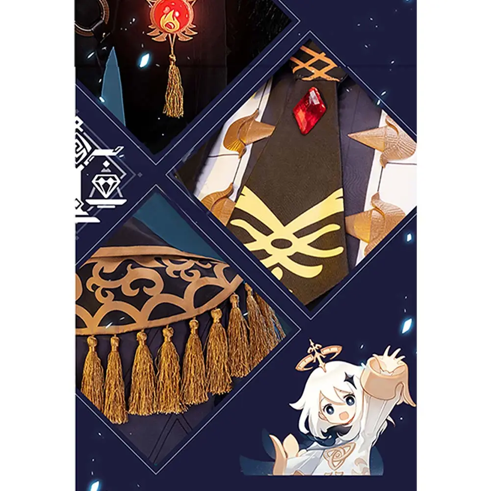 Diluc/Venti/Chongyun/Barbara/ Kostüm Genshin Impact Cosplay Halloween Karneval Kostüm Set – Bild 6
