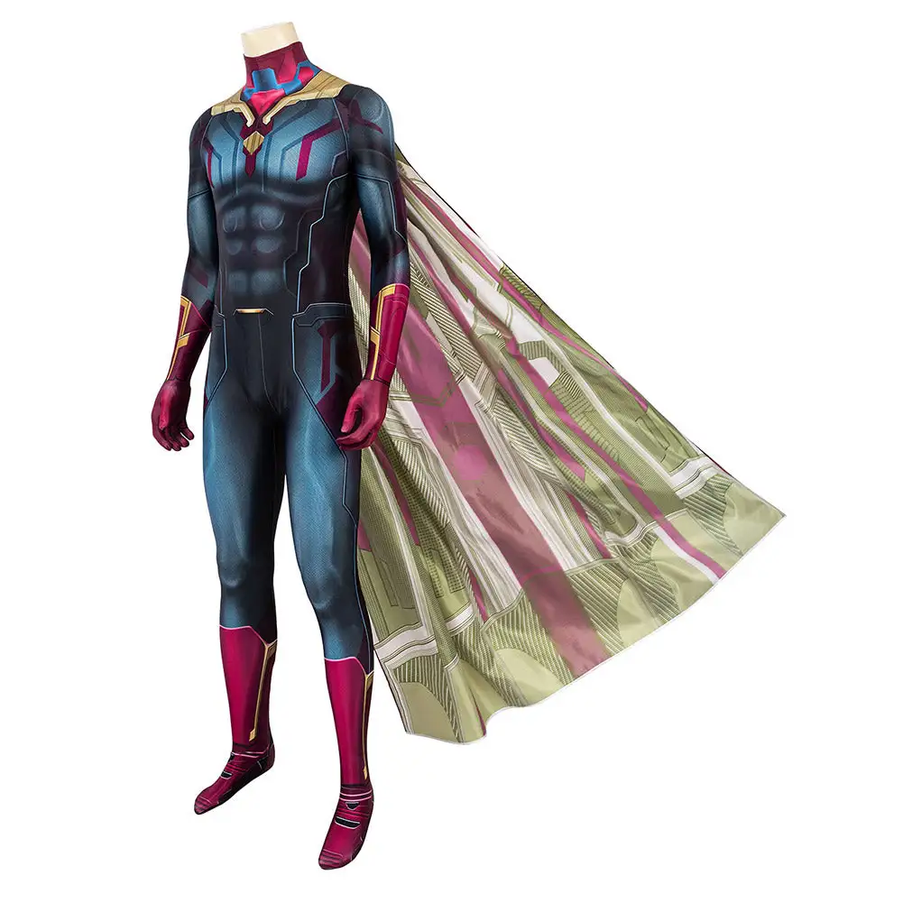 Vision Jumpsuit Avengers: Infinity War Vision Cosplay Halloween Karneval Kostüm – Bild 2