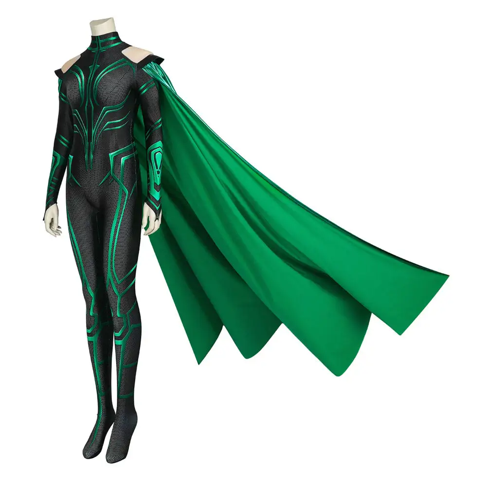 Thor: Ragnarok Hela Jumpsuit Cosplay Outfits Halloween Karneval Kostüm – Bild 2