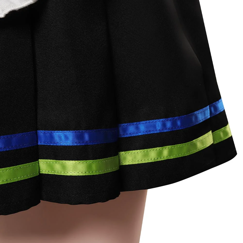 Demon Slayer Kanroji Mitsuri Cosplay Kostüm Outfits Halloween Karneval Maid Kleid – Bild 9