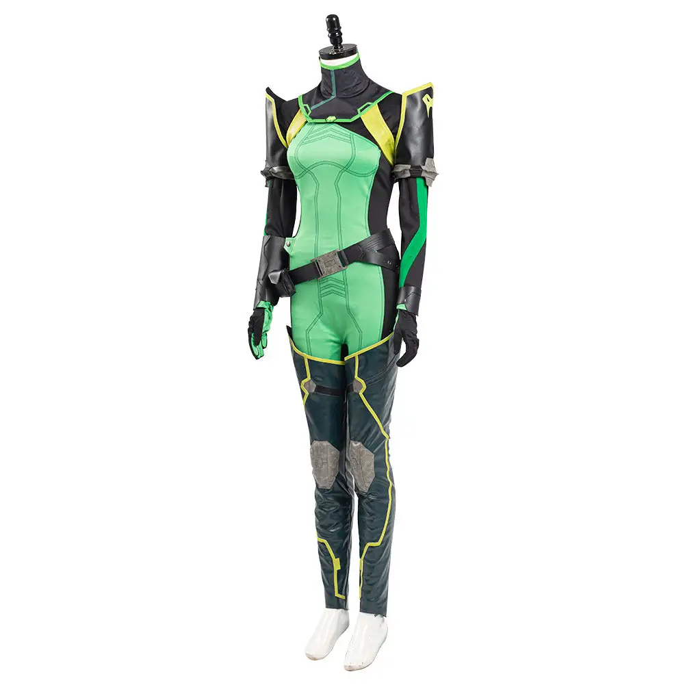 Valorant Controller Viper Damen Jumpsuit Cosplay Halloween Karneval Kostüm – Bild 3