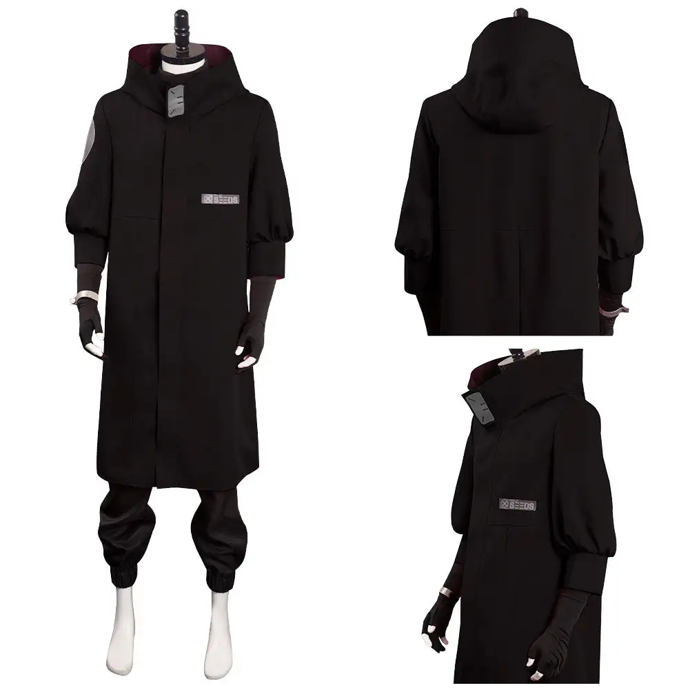 TRIGUN STAMPEDE Vash The Stampede Cosplay Kostüm Halloween Karneval Schwarz Outfits – Bild 9