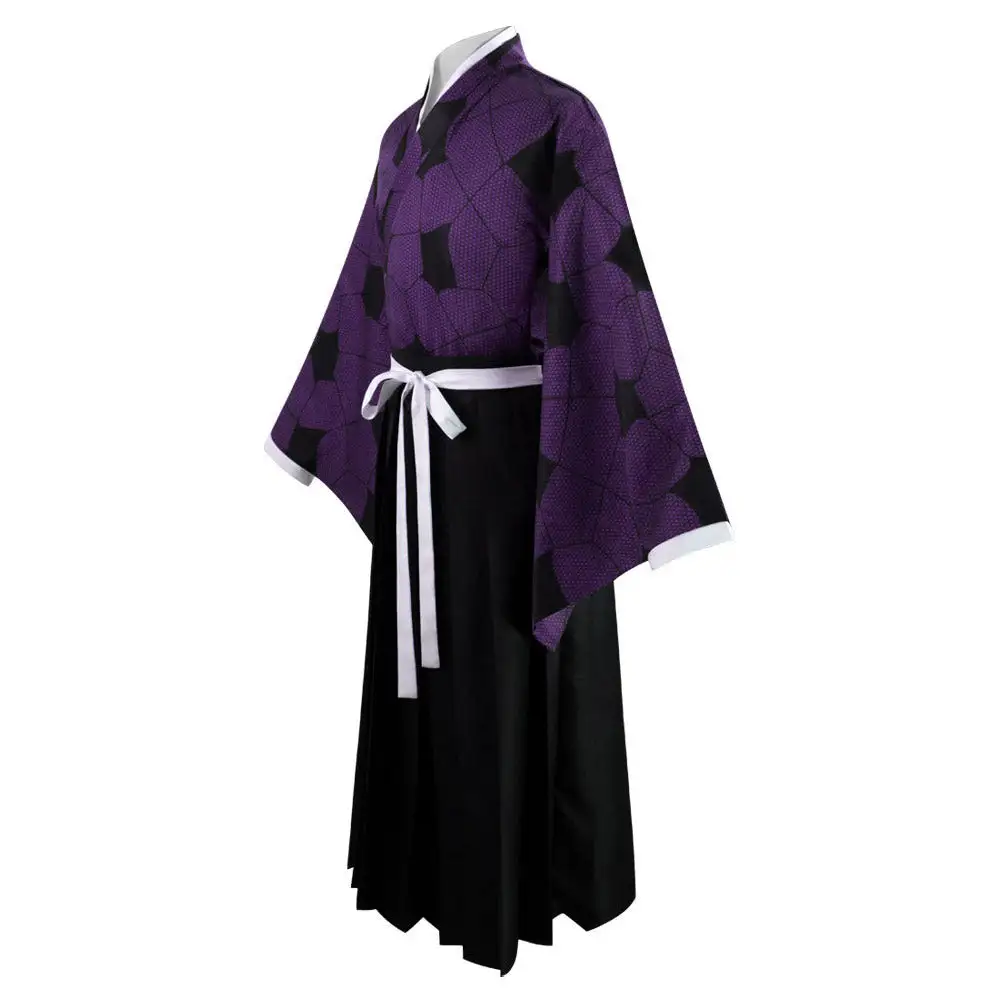Demon Slayer Kokushibo Kostüm Kimono Cosplay Halloween Karneval Outfits – Bild 3