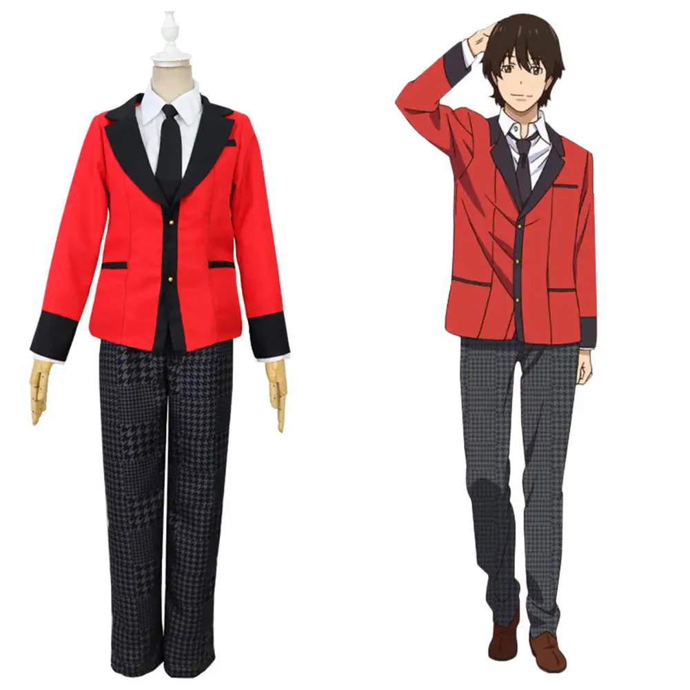 Ryouta Suzui Schuluniform Kakegurui Ryouta Suzui Cosplay Halloween Karneval Kostüm