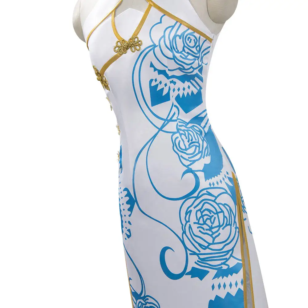 Ai Hoshino Kleid Oshi No Ko Cheongsam Cosplay Halloween Karneval Kostüm – Bild 2