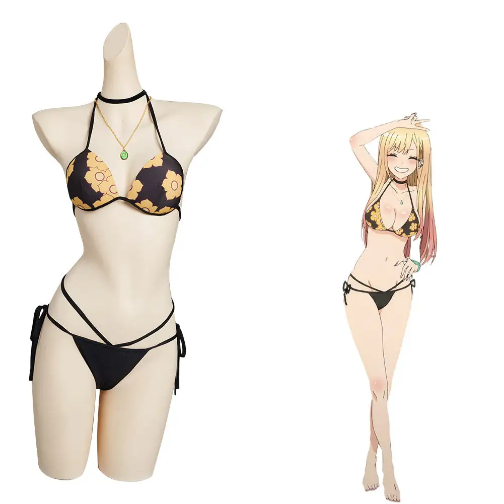 My Dress-Up Darling Marin Kitagawa Cosplay Kostüm Halloween Karneval Badeanzug – Bild 10
