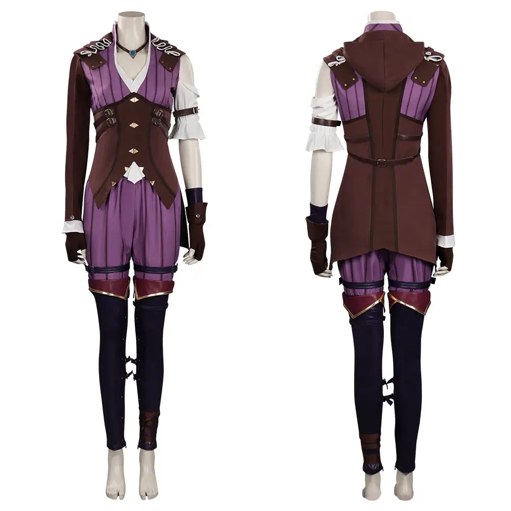 Arcane: League Of Legends Caitlyn Cosplay Kostüm Halloween Karneval Outfits – Bild 2