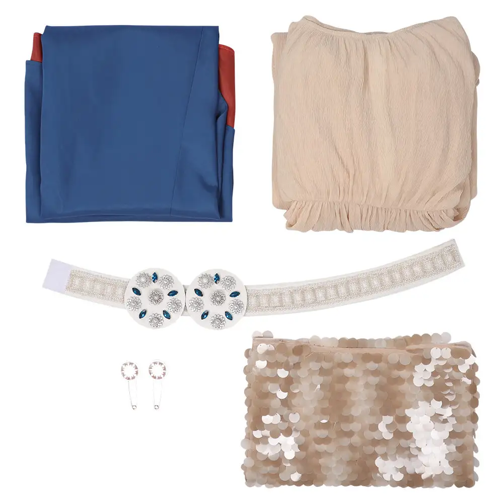 The Lord Of The Rings: The Rings Of Power Cosplay Queen Regent Míriel Kostüm Halloween Karneval Kleid – Bild 9