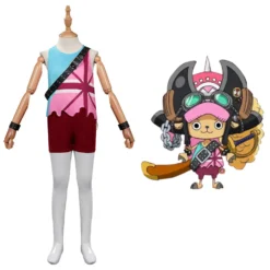 Kinder One Piece Film Red 2022 Tony Chopper Cosplay Kostüm Halloween Karneval Outfits
