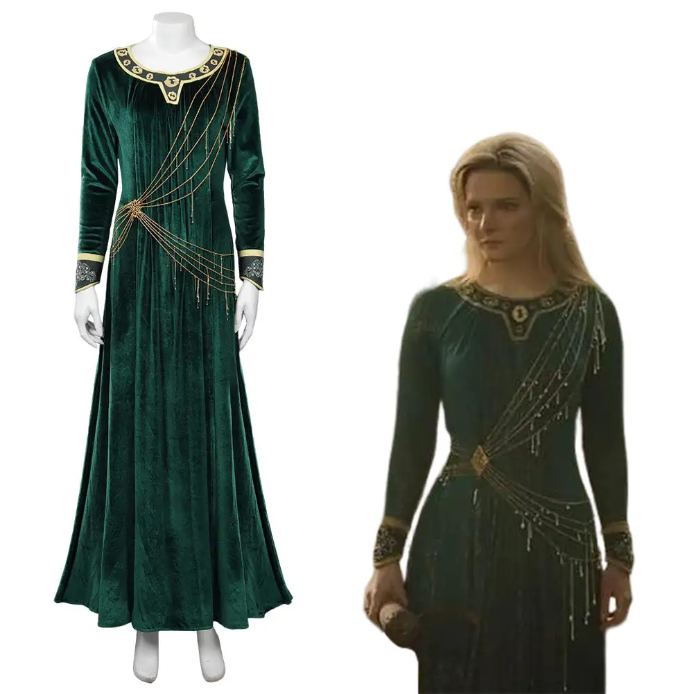 The Lord Of The Rings: The Rings Of Power Cosplay Galadriel Halloween Karneval Kleid
