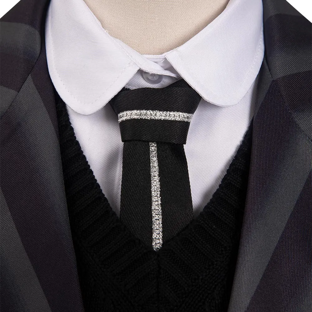 Wednesday Cosplay Wednesday Kostüm Outfits Halloween Karneval Uniform – Bild 6