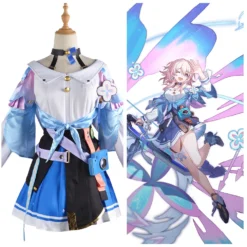 Honkai: Star Rail March 7th Cosplay Kostüm Halloween Karneval Outfits