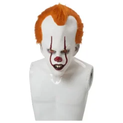 Es: Kapitel 2 IT Pennywise The Clown Maske Cosplay Kopfbedeckung Halloween Fasching Maske