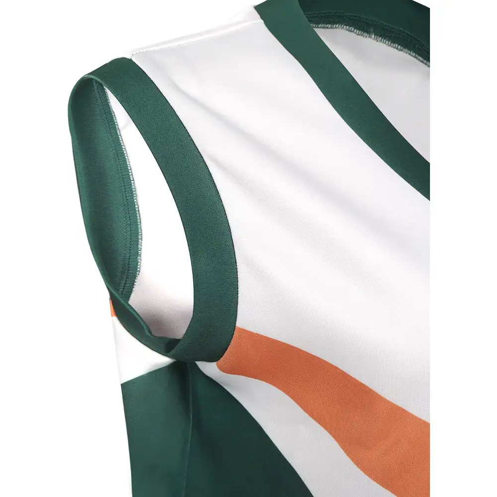 Kinder Stranger Things 4 Hawkins High School Cheerleading Cosplay Chrissy Kostüm Halloween Karneval Kleid – Bild 12