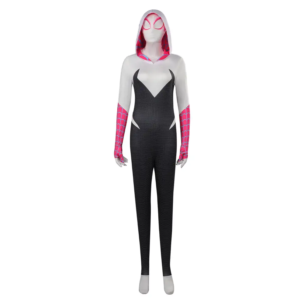 Spider-Man: Across The Spider-Verse Gwen Stacy Overall Halloween Karneval Jumpsuit – Bild 2