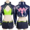 Cyberpunk Edgerunner Rebecca Kostüm Halloween Rennjacke Cyberpunk 2077 Cosplay Originelle Outfits Cossky®