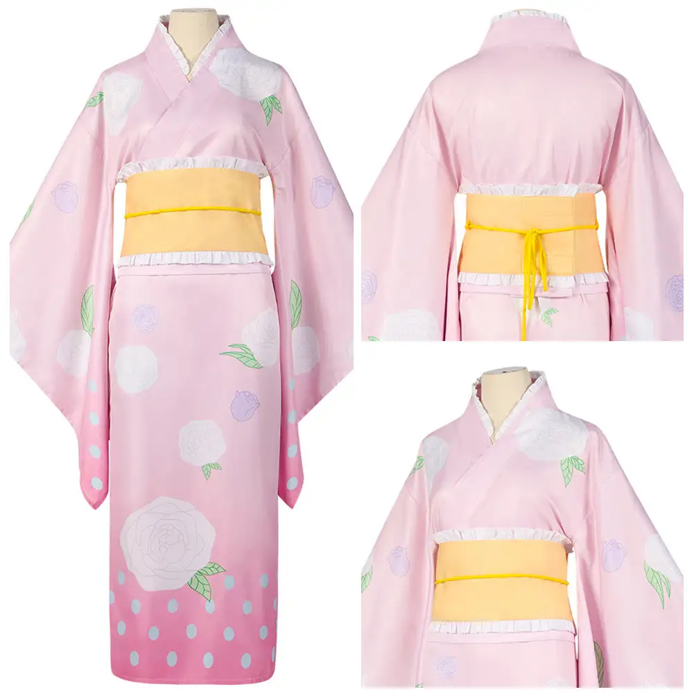 Oshi No Ko - Hoshino Ai Kimono Cosplay Kostüm Halloween Karneval Outifits – Bild 7