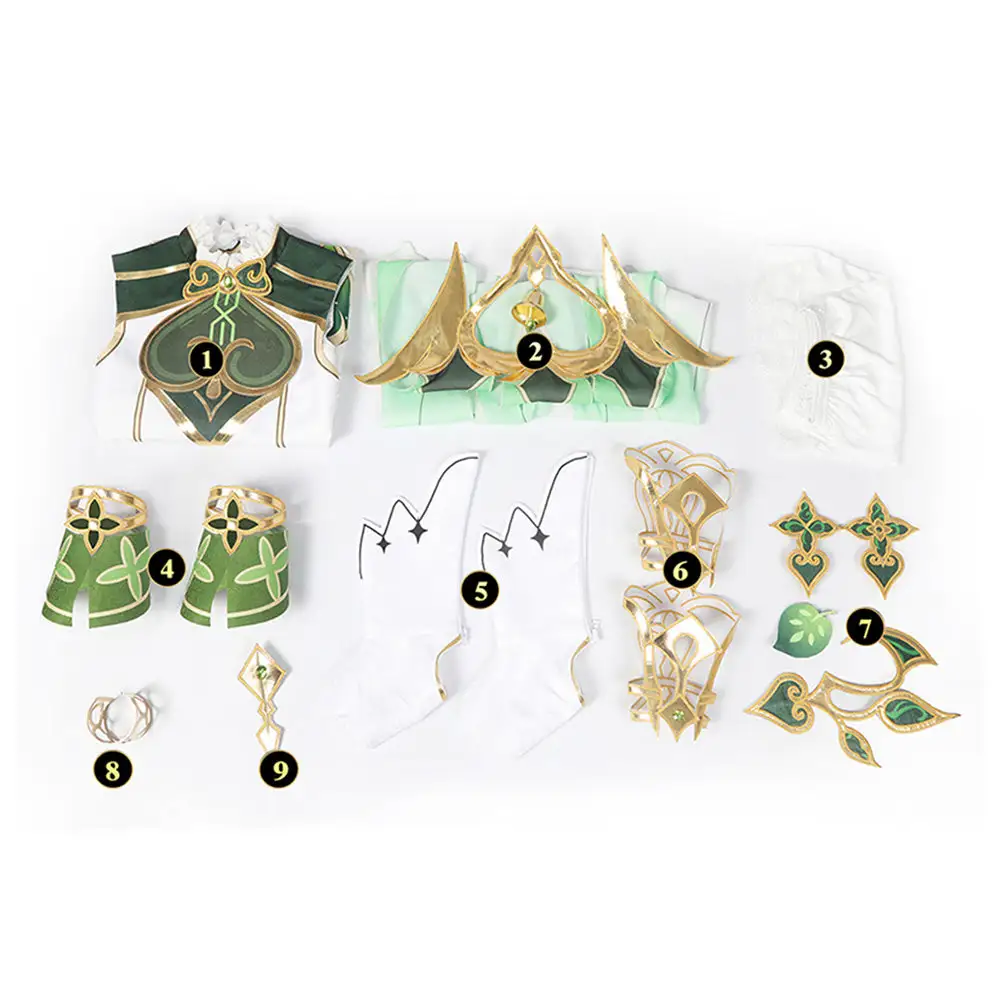 Nahida Kostüm Genshin Impact Cosplay Kusanari Nahida Outfits Halloween Karneval Kleid – Bild 8