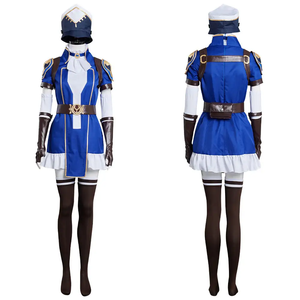 Arcane: League Of Legends Caitlyn The Sheriff Of Piltover Cosplay Kostüme Halloween Karneval Outfits – Bild 12